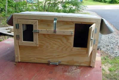 Building a dog box for Beagles.
